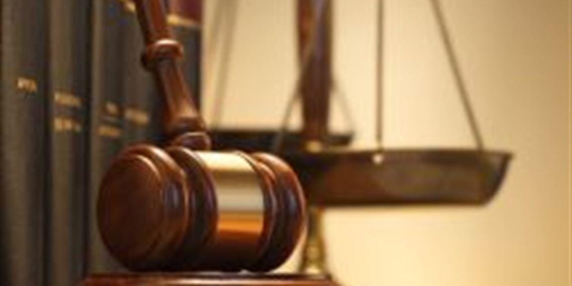Law gavel and scales