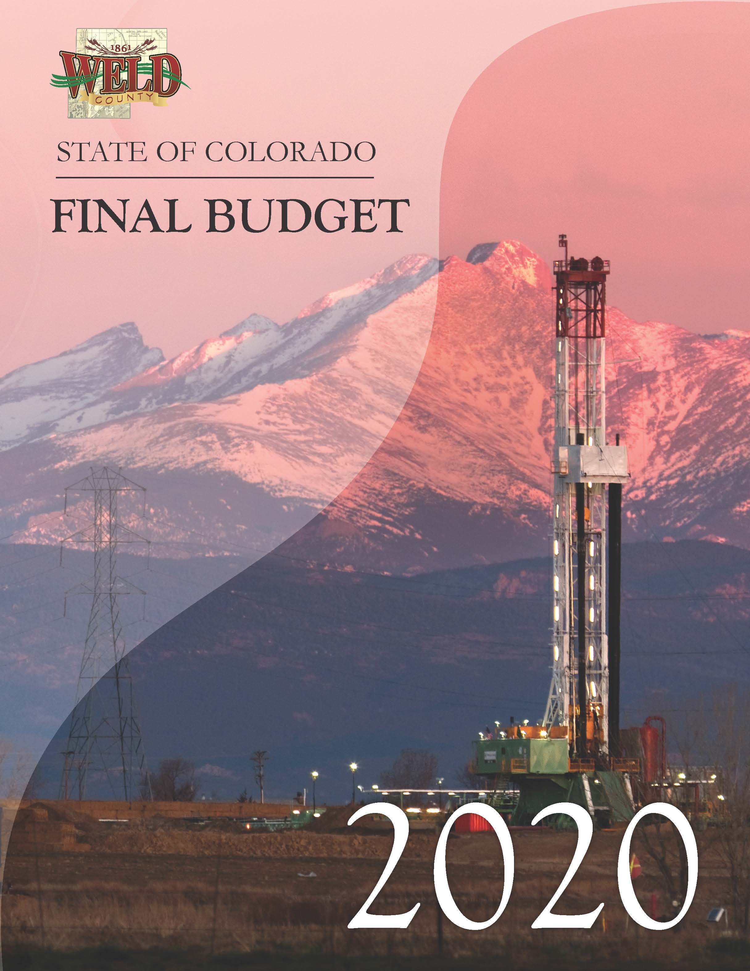 2020 Final Budget Cover Page