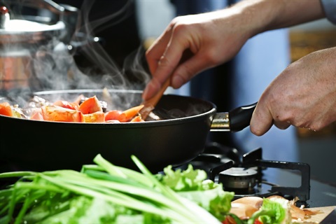 Cooking vegetables in skillet.jpg