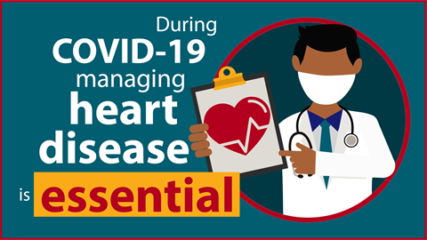 During COVID-19, managing heart disease is essential