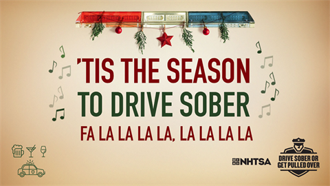 'Tis the season to drive sober