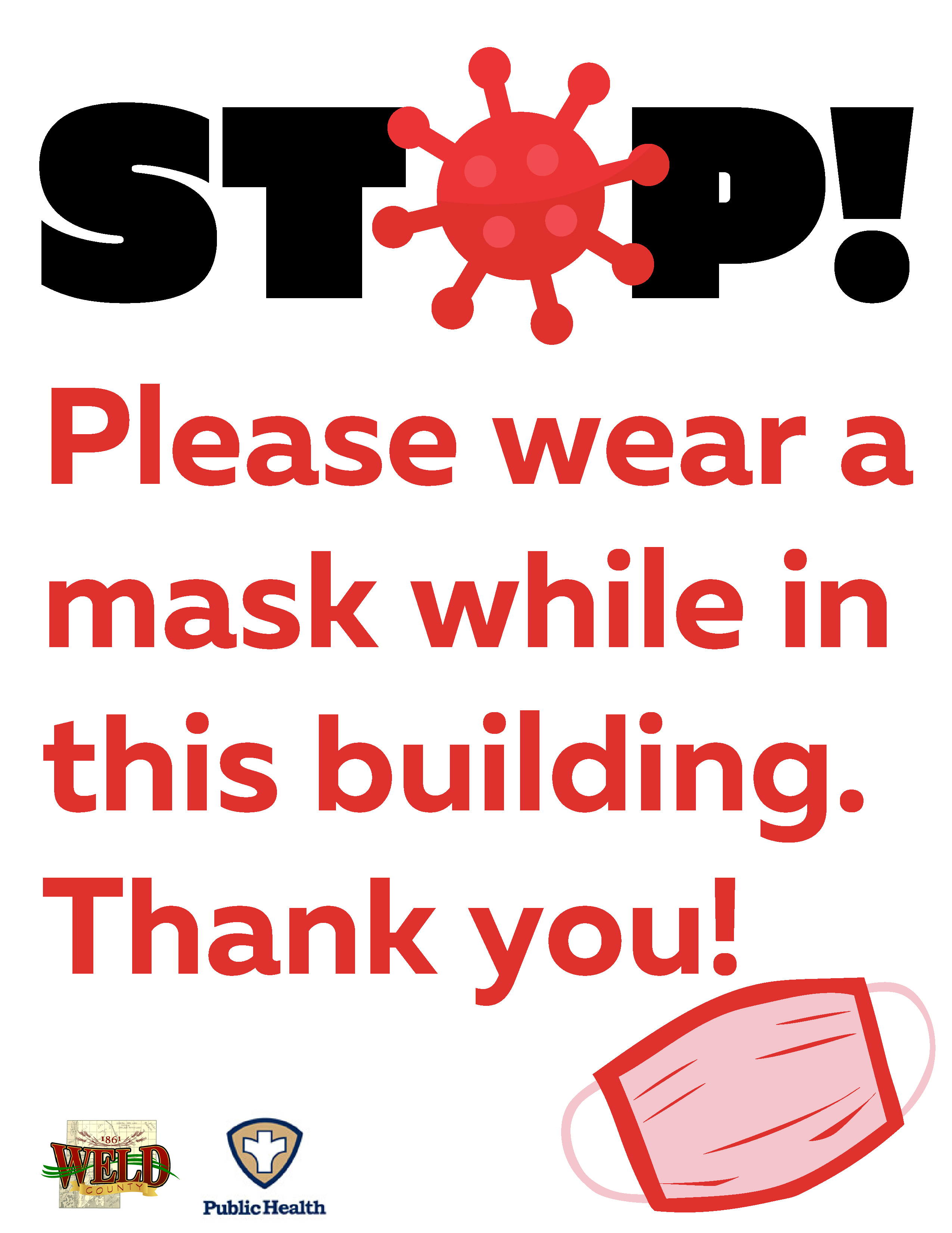 Reopen Sign: Wear a Mask