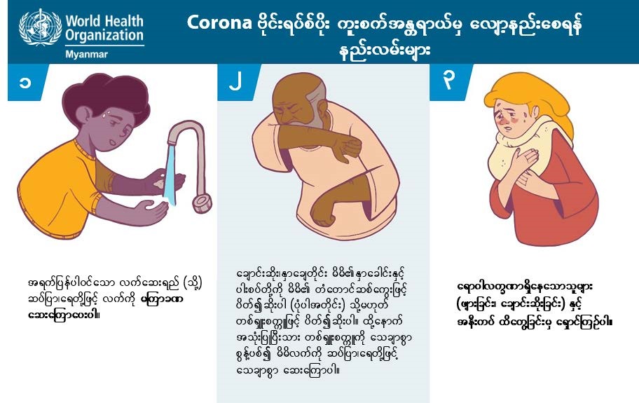 WHO: Reduce Your COVID-19 Risk (Burmese)