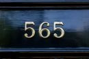 address on house