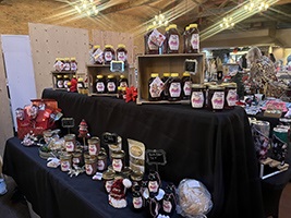A variey of honey products