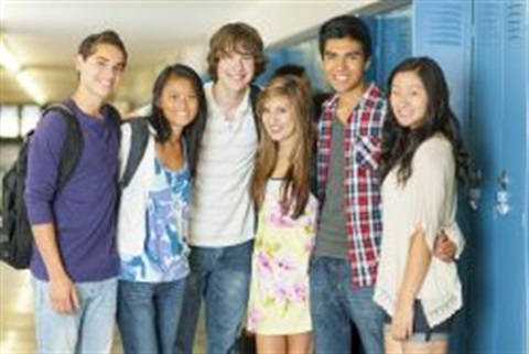 group of teenagers