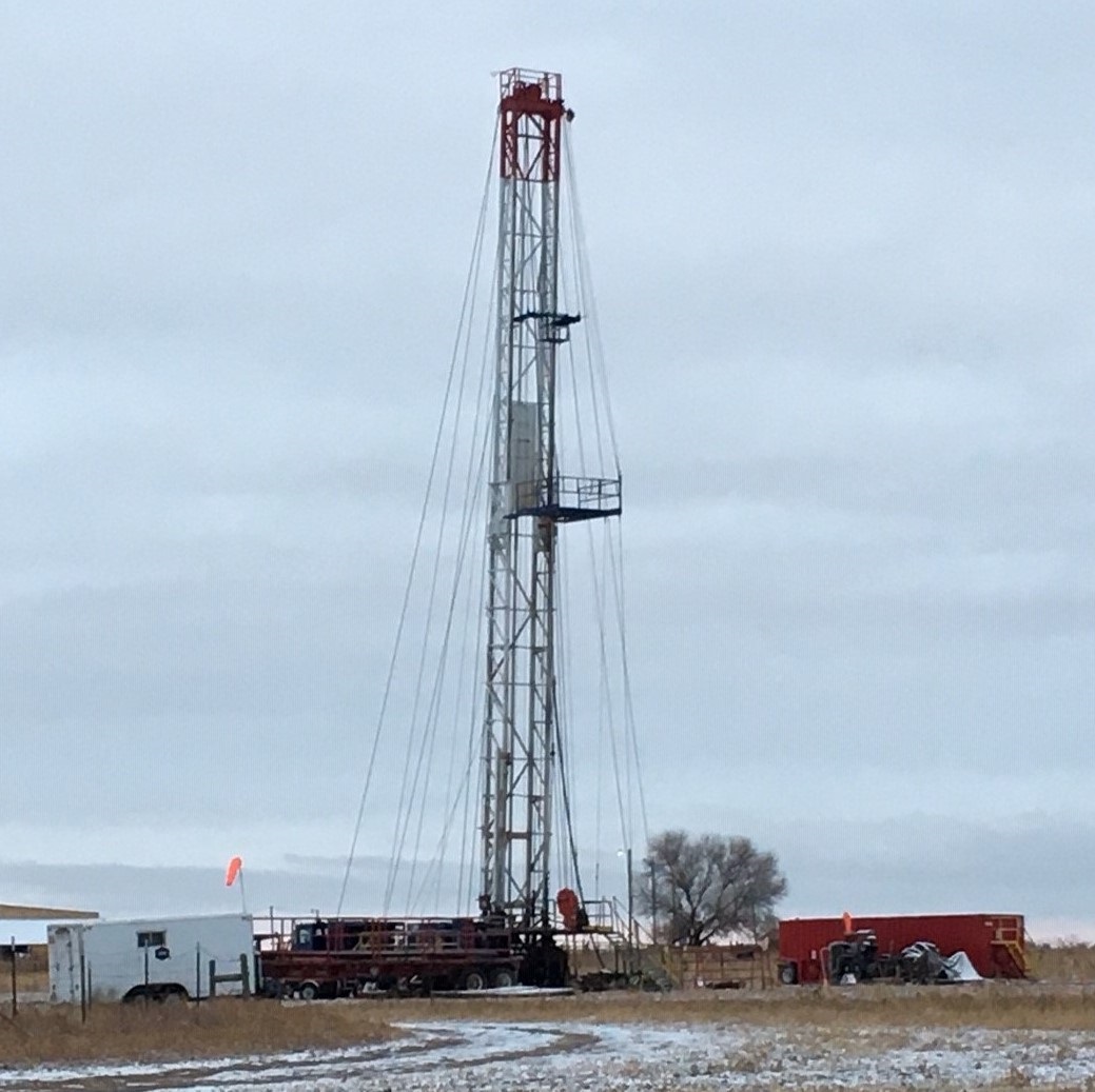 work over rig in winter