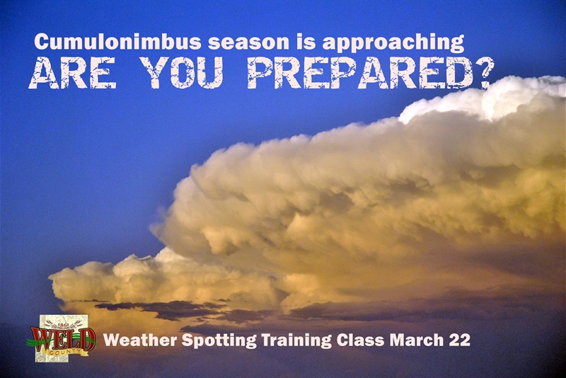 Weather spot class offered March 22.