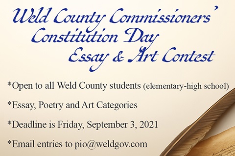 Weld County Commissioners' Constitution Day Essay & Art Contest