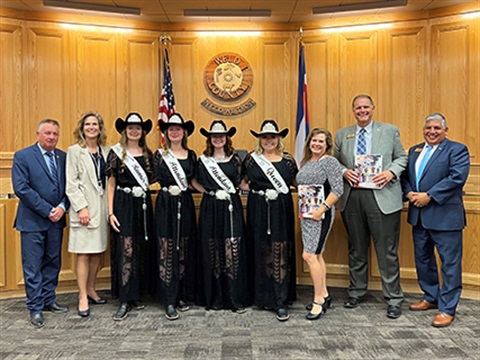 Fair Royalty Court with BOCC