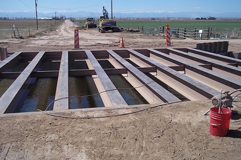 A Superstructure of a bridge replaced in 2019.